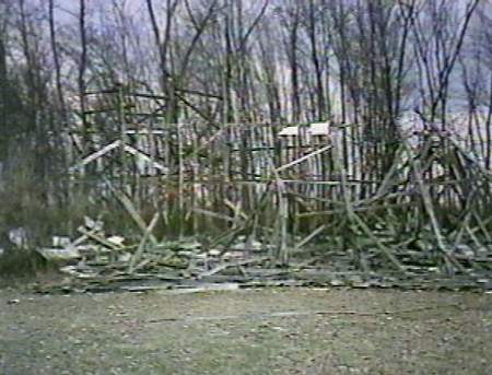 Hi-Way Drive-In Theatre - ORIGINAL SCREEN DESTROYED BY STORM IN APRIL 1996